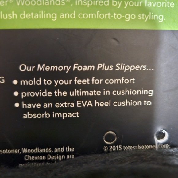 Isotoner Signature Woodlands Memory Foam Indoor/Outdoor booties with Aztec print - Picture 10 of 11